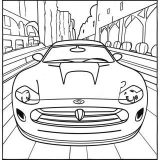 Sports Car Racing Coloring Page 64351-12953