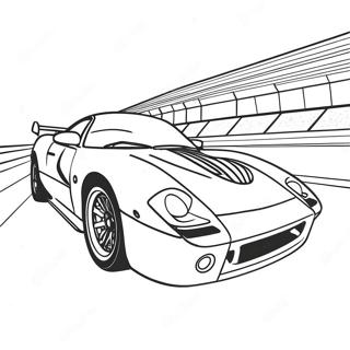 Sports Car Racing Coloring Page 64351-12954