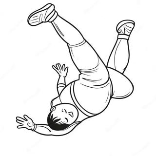 Gymnastics Coloring Pages