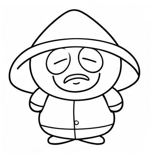 Cartman With A Funny Expression Coloring Page 64619-13748