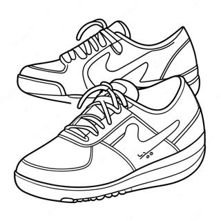 Cool Sneaker Design Coloring Page 65446-14310