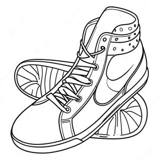 Cool Sneaker Design Coloring Page 65446-14311