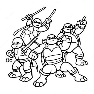 Ninja Turtles Coloring Pages