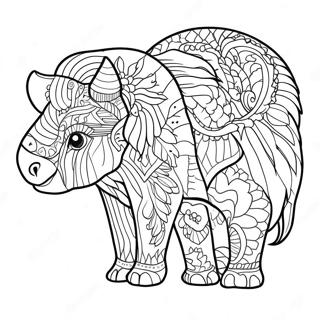 Adult Animals Coloring Pages