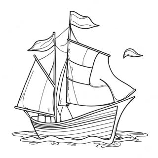 Boat Coloring Pages