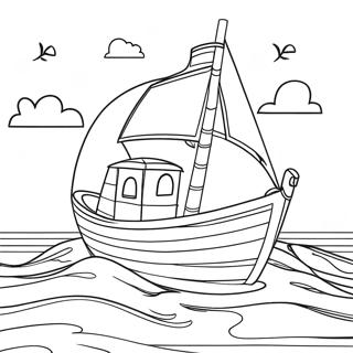 Boat Coloring Page 65812-14386