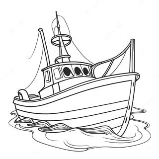 Boat Coloring Page 65812-14387