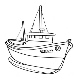 Boat Coloring Page 65812-14388