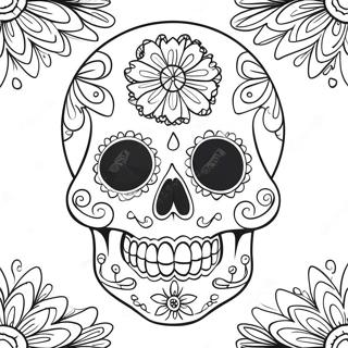 Day Of The Dead Coloring Pages