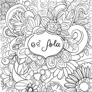 Positive Affirmation Coloring Page 66355-14507