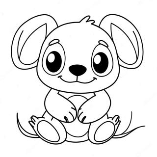 Stitch And Angel Coloring Page 66630-14568