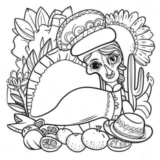 Mexico Coloring Page 66719-14585