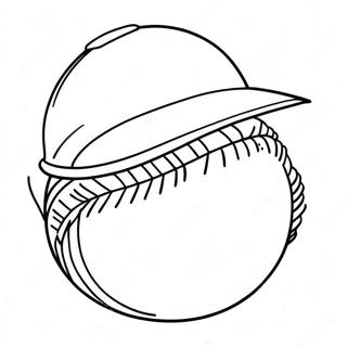 Softball Coloring Pages