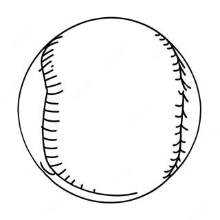 Softball Coloring Page 66994-14648