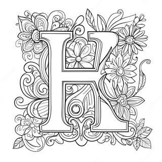 Letter H Coloring Page 67080-14667