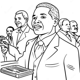 February Black History Month Coloring Pages