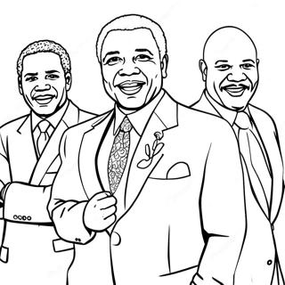 Inspirational Black Leaders Coloring Page 67163-14689