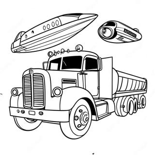 Transportation Coloring Pages