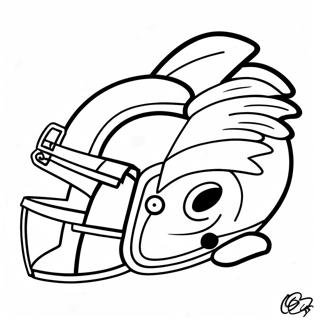 Philadelphia Eagles Mascot Coloring Page 68496-14998