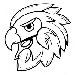 Philadelphia Eagles Mascot Coloring Page 68496-14999