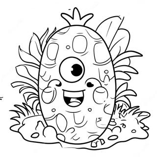 Spongebob In A Pineapple House Coloring Page 68594-15020