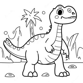 Realistic Dinosaur Coloring Pages