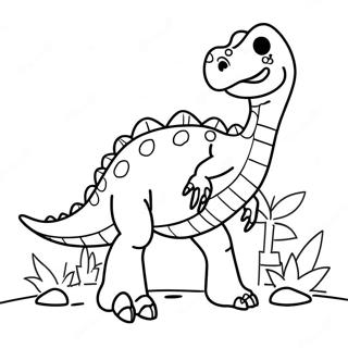 Realistic Dinosaur Coloring Page 68677-15028