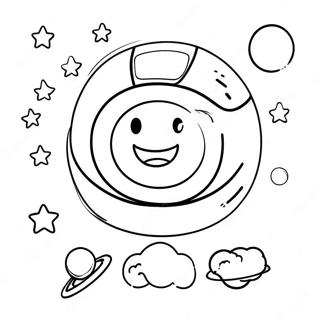 Galaxy Coloring Page 68947-15086