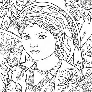 Hispanic Heritage Coloring Pages