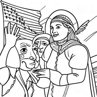 Hispanic Heritage Coloring Page 69214-15147