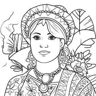 Hispanic Heritage Coloring Page 69214-15148