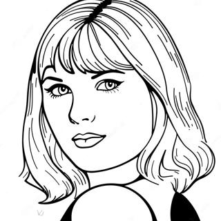 Taylor Swift 1989 Coloring Pages