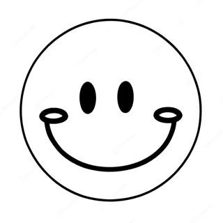 Smiley Face Coloring Pages