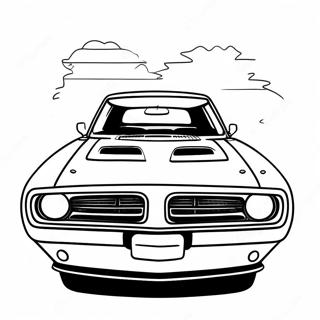 Sporty Dodge Charger Coloring Page 69677-15261