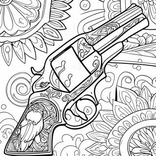Vintage Revolver Coloring Page 69769-15277