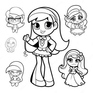 Equestria Girls Coloring Page 70137-15347