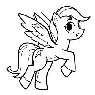 Rainbow Dash Flying Coloring Page 70138-15349