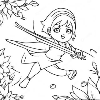 Sakura Haruno In Battle Coloring Page 7020 580