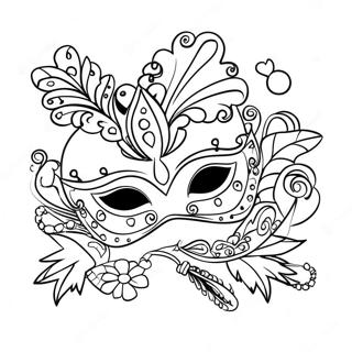 Mardi Gras Coloring Pages