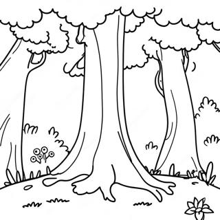 Truffula Tree Forest Coloring Page 70399-15409