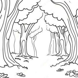 Truffula Tree Forest Coloring Page 70399-15410