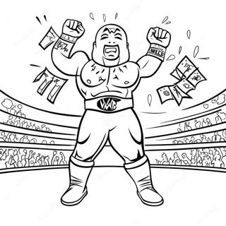 Wwe Championship Match Coloring Page 70855-15512