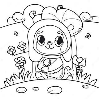 Whimsical Wednesday Coloring Page 7101-1117