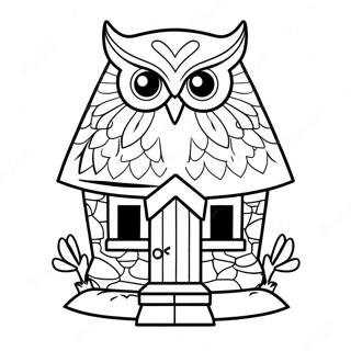 Owl House Coloring Page 71312-15608