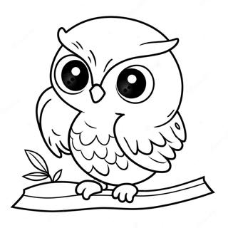 Cute Owl House Coloring Page 71313-15609