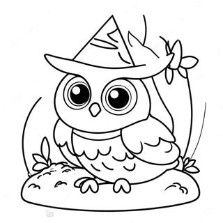 Cute Owl House Coloring Page 71313-15610