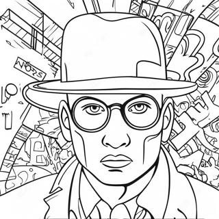 Gangster Graffiti Coloring Pages