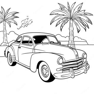 Classic Car Coloring Pages