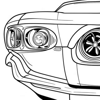 Classic Muscle Car Coloring Page 71486-15660