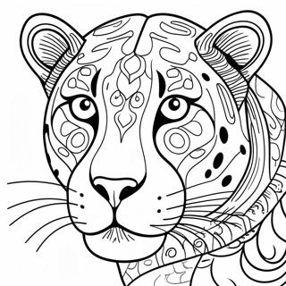 Leopard Coloring Pages